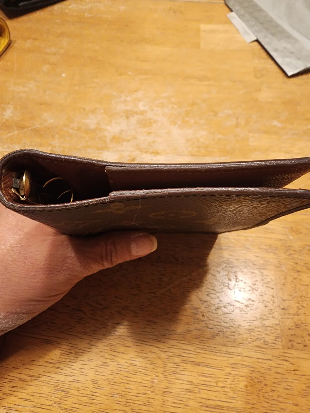 Louis Vuitton Monogram Organizer in Brown and Gold-tone PM SIZE